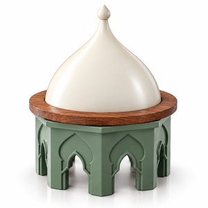 Plateau à chocolat de luxe doré gravé avec bouton en forme de croissant et dôme découpé vert pour hôtels et mariages – Tailles et couleurs personnalisées disponibles - Product Image 6