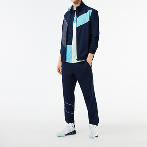 Nouvel ensemble de survêtement sportif pour homme avec fermeture éclair, design personnalisé, sweat-shirt et pantalon, ensemble deux pièces pour la course à pied - Product Image 2