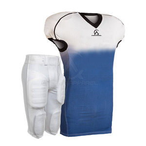 Ensemble d'uniformes de football américain en polyester de haute qualité, conçu pour les entraînements, les compétitions et les matchs des équipes - Product Image 2