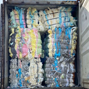 Bán Sỉ Xốp Phế Liệu Nhựa PU Tái Chế Khô Và Sạch Bọt Polyurethane Nén Trong Kiện 15 ~ 25% Kg/M3 Màu Hỗn Hợp - Product Image 1