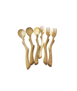 Juego de cucharas de madera para servir sopa y té, vajilla de boda, utensilios de cocina, utensilios de cocina, restaurante en casa - Product Image 3