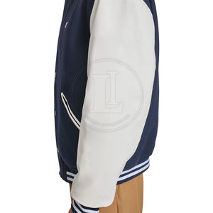 Nouvelle arrivée, veste d'hiver pour homme, style Letterman, fabriquée au Pakistan, 100% coton, logo personnalisé sur le devant - Product Image 6
