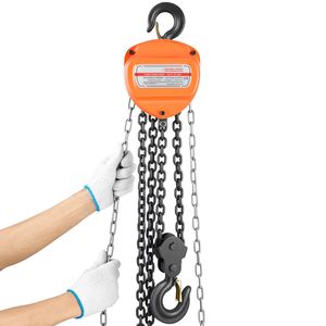 3 Ton Manual Chain <b>Hoist</b> with 6600 Lbs Capacity G80 Galvanized Chain 10 ft Lifting Height Heavy Duty Upgrade to 1 Ton Capacity - Product Image 1