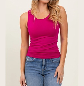 Premium Quality Women's Maternity T <b>Shirts</b> Mother Breastfeeding Clothing Sleeveless Pink Color Pregnant Tee <b>Shirts</b> Breathable - Product Image 2