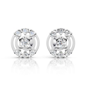 Moissanite Statement Drop <b>Earrings</b> in <b>Sterling</b> <b>Silver</b> Rhodium Plated Bold Men's Fine Jewelry with Channel <b>Set</b> Round Brilliant - Product Image 1