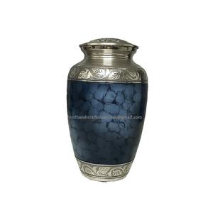 Urne funéraire adulte nuage bleu en laiton de haute qualité et souvenir pour les cendres funéraires urne commémorative décorative pour les restes humains par HHO - Product Image 3