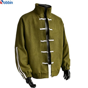 Blouson matelassé d'hiver tendance pour homme – Nouveau produit phare – Col montant, boutons plats, coupe ample avec poches - Product Image 4