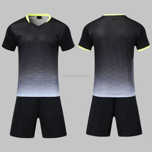 ชุดเสื้อเจอร์ซีย์ฟุตบอลแห้งเร็วสำหรับผู้ชายชุดฝึกฟุตบอลแบบปรับแต่งได้ - Product Image 1