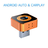 Adaptateur sans fil 4 en 1 pour CarPlay, Android Auto, Mirror Link, Dongle Airplay, Plug and Play, connexion automatique, interface de réception vidéo