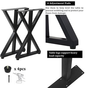ขาเหล็กทำจากเหล็กหล่อสำหรับโต๊ะทานอาหารและโต๊ะรับประทานอาหารกาแฟห้องนั่งเล่นสำนักงานเฟอร์นิเจอร์บ้านพร้อมฐานการออกแบบที่ทันสมัย - Product Image 3