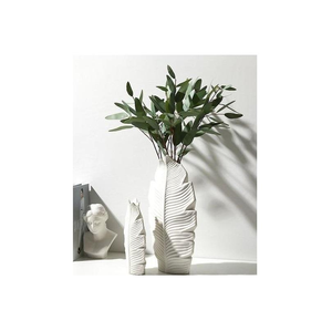 Jardinières en métal de haute qualité pour la décoration du jardin et de la maison, style moderne, pots de fleurs d'extérieur avec revêtement en poudre blanche - Product Image 5