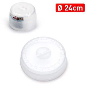 Couvercle de four à micro-ondes 24 cm pour le stockage des aliments et la cuisson pratique avec contrôle de la température - Product Image 3