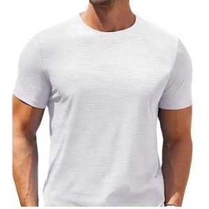 Camiseta personalizada 100% algodón con cuello redondo, camiseta de color sólido con cuello redondo, camiseta para hombre, camiseta de cuello redondo para hombre - Product Image 6