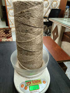 Ficelle de jute de haute qualité 16LBS/5PLY 100% jute, écologique et antibactérienne, pour le tricot à la main et le tissage textile, qualité export JF - Product Image 3