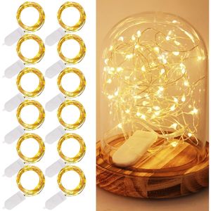 Set di 12 Luci Fatate a Batteria per Matrimoni, per Creare un'Atmosfera Romantica - Product Image 1