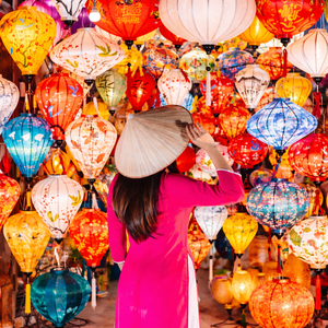 ELEGANT <b>BAMBOO</b> SILK <b>LANTERN</b> / HANDCRAFTED & CLASSIC DESIGN / MADE in VIETNAM/ MS. ALINA - Product Image 4