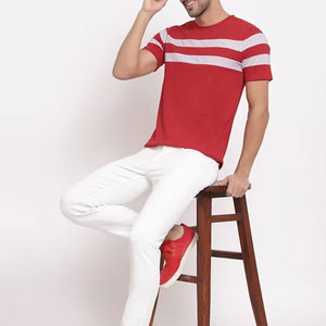 T-shirt Homme Oversize Premium Streetwear Décontracté Été Respirant Doux Tendance Urbain Manches Courtes 100% Coton Tricoté - Product Image 3