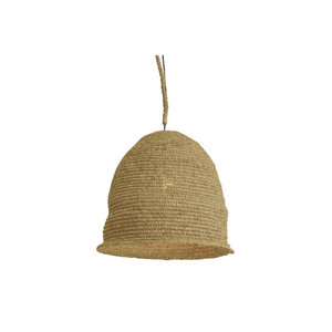 22-Inch Tall Hanging Lamp with Natural Woven <b>Seagrass</b> <b>Shade</b> Turned Tool <b>Lighting</b> Product - Product Image 1