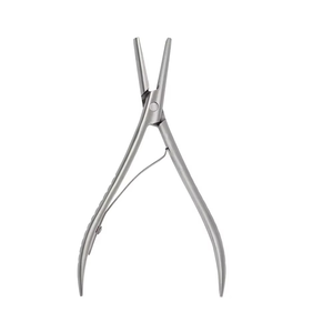 Pince multifonction de qualité supérieure, longue, professionnelle pour extensions capillaires, avec double ressort de rappel, personnalisable - Product Image 1