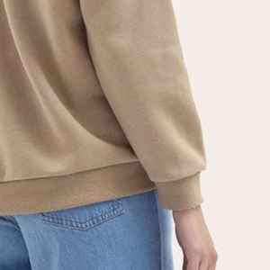 เสื้อสเวตเชิ้ตผู้หญิงสำหรับฤดูหนาว ผ้าฝ้าย 100% สวมใส่สบาย มีโลโก้สั่งทำด้านหน้า แขนยาว คอกลม บุขนด้านใน แห้งเร็ว และเป็นมิตรกับสิ่งแวดล้อม - Product Image 5