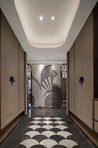 Mosaico de Mármol Natural Ónix Rojo Moderno, 20x20mm, Acabado Pulido, Parqué de 6mm, Ecológico, Resistente al Agua, para Paredes Interiores de Hoteles - Product Image 3