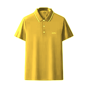 Polo Amarillo para Hombre, Manga Corta, Informal, de Algodón, para Golf, Verano, Deporte, Tenis, Transpirable, Uso Diario, Liso, Estilo Business - Product Image 1