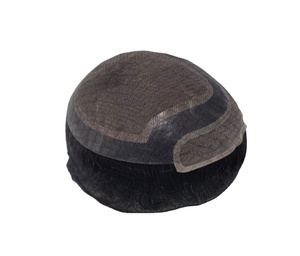 Cabello Indio Virgen 100% Humano, Ondulado Profundo, Ondulado al Agua, Prótesis Capilar, Sistema de Parches Capilares, Taz Bangladesh - Product Image 4