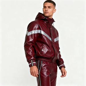 Vestes de baseball pour hommes personnalisées, style décontracté, avec col montant, qualité supérieure, disponibles en différentes couleurs - Product Image 1