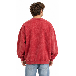 Sweat-shirt surdimensionné pour homme en coton molletonné, intérieur brossé doux, vêtements d'hiver, fournisseur de vêtements personnalisés, production de commandes en gros - Product Image 2