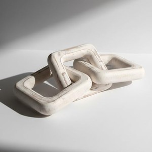 Whitewashed <b>Rustic</b> for <b>Wood</b> Coastal Napkin Rings | Handcrafted Tabletop Serving Holders Wholesale - Product Image 3