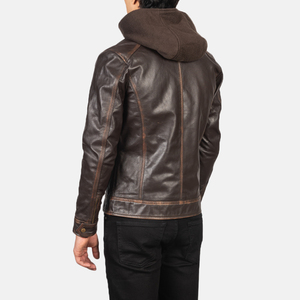OEM Custom High Quality Genuine <b>Jacket</b> Streetwear Biker Motorcycle Racing PU Bomber Zip up Embossed Leather <b>Jacket</b> <b>for</b> <b>Men</b> - Product Image 3