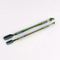 Pousse-cuticules professionnel double embout en acier inoxydable, outil de manucure avec manche confortable, option logo personnalisé