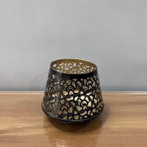 Moroccan Style Metal Candle Holder Hollow Carved <b>Tea</b> <b>Light</b> <b>Lantern</b> Decorative Cup for Home Wedding Ramadan Decor - Product Image 2