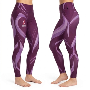 Premium Women <b>Legging</b> Soft Polyester Spandex Fabric High Stretch Comfortable Fit Breathable Construction Workout Clothing OEM - Product Image 5