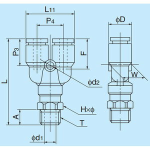 ขั้วต่อ EY3/8-C ชุด C1ของ Nitta chemifit - Product Image 1