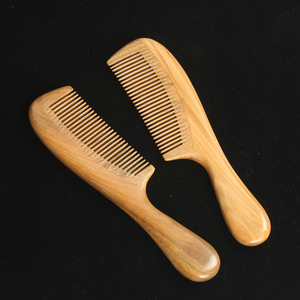 Peigne en bois de bambou écologique - Outil de soin des cheveux naturel et durable, artisanat naturel - Product Image 2