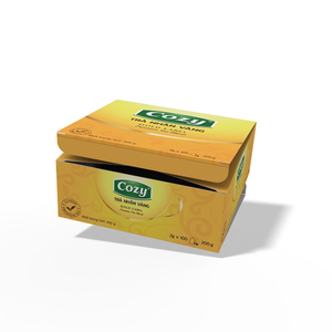 ถุงชาแบบตาข่ายฉลากทองฉลากง่ายสำหรับดีท็อกซ์ถุงชา - Product Image 1