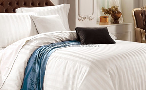 Hữu Cơ 100% Cotton Airjet Sateen Dệt Sọc Vải <span class=keywords><strong>0.5Cm</strong></span> 1Cm 3Cm Khách Sạn Bộ Đồ Giường Tấm Thoáng Khí Cho Nhà Khách Sạn Dệt May - Product Image 6