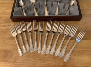 Juego de Cubiertos de Acero Inoxidable con Acabado Mate de Alta Calidad, Tamaño Personalizado, Juego de Cucharas de Metal para Cena, Café, Té y Postre - Product Image 6