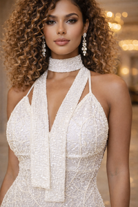 Nouveau débardeur pour femme, brodé à la main de sequins, dos nu, style glamour haut de gamme, pour soirée et tenue décontractée, respirant - Product Image 3