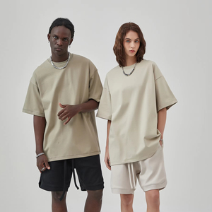 High Quality Heavy <b>Weight</b> Plain Oversized Tshirt Printing Embroidery Custom <b>Blank</b> 100% Cotton Men T Shirt - Product Image 2