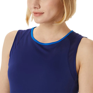 Women's Sportswear Contrast Tennis Fitness Wear Adjustable Strap Shirts Tops Lining Spandex/Nylon Fully Tennis Shirts - Product Image 4