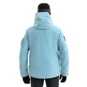 Veste de ski imperméable pour homme de qualité supérieure, design personnalisé, avec poches latérales, fermeture éclair avant, prix bas, veste à capuche pour snowboard et ski pour homme - Product Image 5