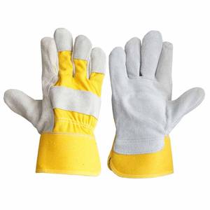 Meilleurs gants de soudage TIG en cuir de vachette résistants à la chaleur, antidérapants et sans poudre, prix de gros, vente chaude - Product Image 5