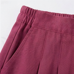 <b>Women</b> Pleated Mini Skirt Solid Color Regular Waist Polyester All Seasons Casual Style - Product Image 4
