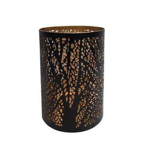 Candelabro de estilo moderno votivo de hierro verde de diseño de lujo de forma redonda con lavado de cobre decorativo para el hogar - Product Image 6