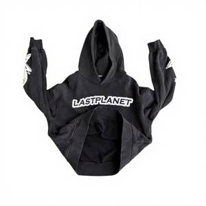 Sweat à capuche pour homme, design respirant, logo personnalisé, personnalisation vierge, impression numérique, 100% coton molletonné, coupe oversize - Product Image 2