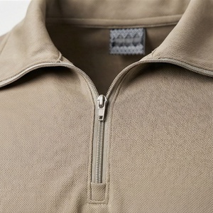 Men's Short Sleeve Plus Size Clothing Quarter <b>Zip</b> <b>Up</b> Golf Sports Collared Summer <b>Polo</b> Shirts Premium Streetwear Apparel - Product Image 4