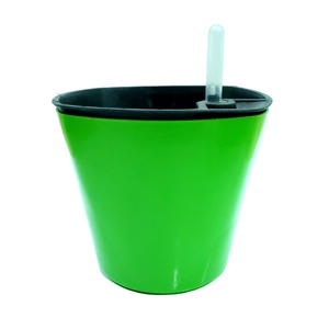 Maceta de plástico de autorriego de 18cm, duradera, ligera, resistente a las grietas con drenaje, perfecta para plantas de interior y decoración de jardines - Product Image 6