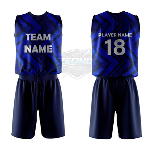 Tenue d'entraînement de volley-ball personnalisable respirante de qualité supérieure, impression par sublimation, vente chaude - Product Image 3